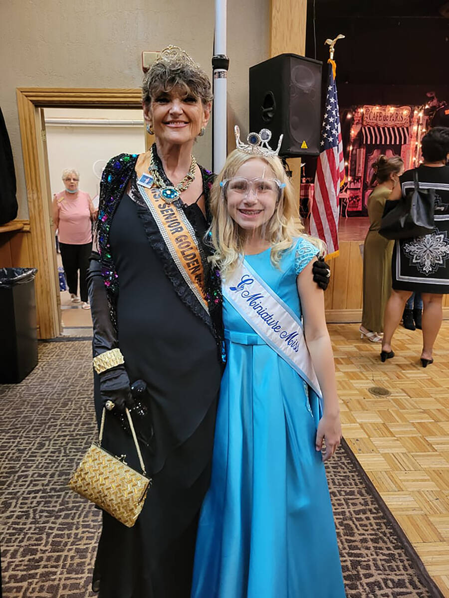Special to the Pahrump Valley Times Avery Sampson, who won the title of Cinderella Mini Miss th ...