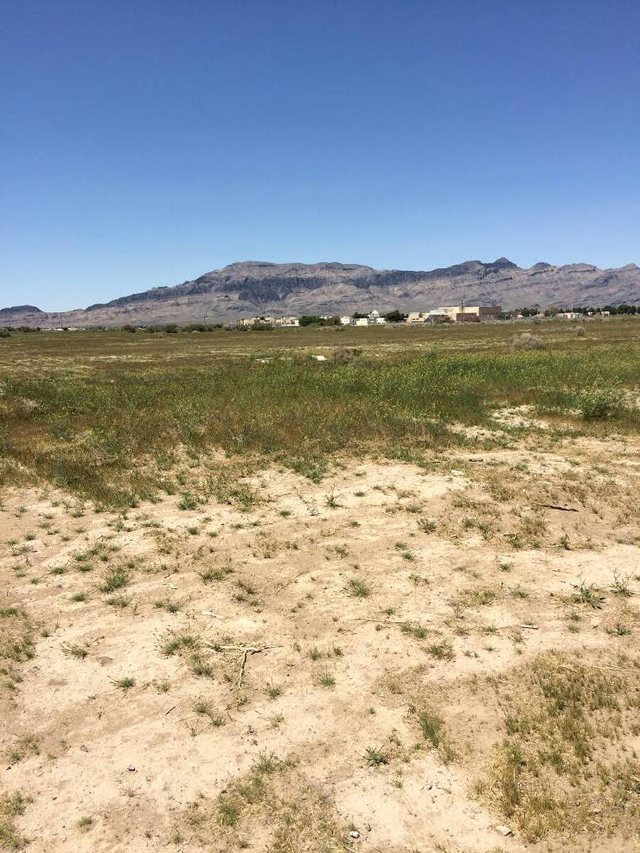 Special to the Pahrump Valley Times This photo, taken in 2020, shows some of the land for the N ...