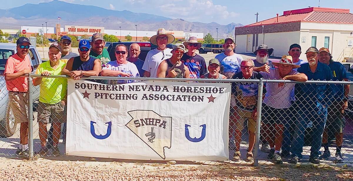Courtesy Nevada State Horseshoe Pitching Association All the players that participated in the C ...