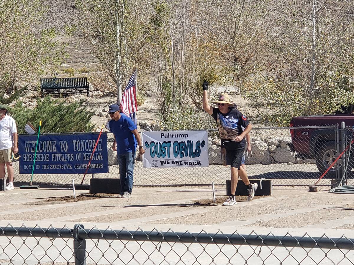 Special to the Pahrump Valley Times The Nevada Horseshoe Pitching Association tournament held ...