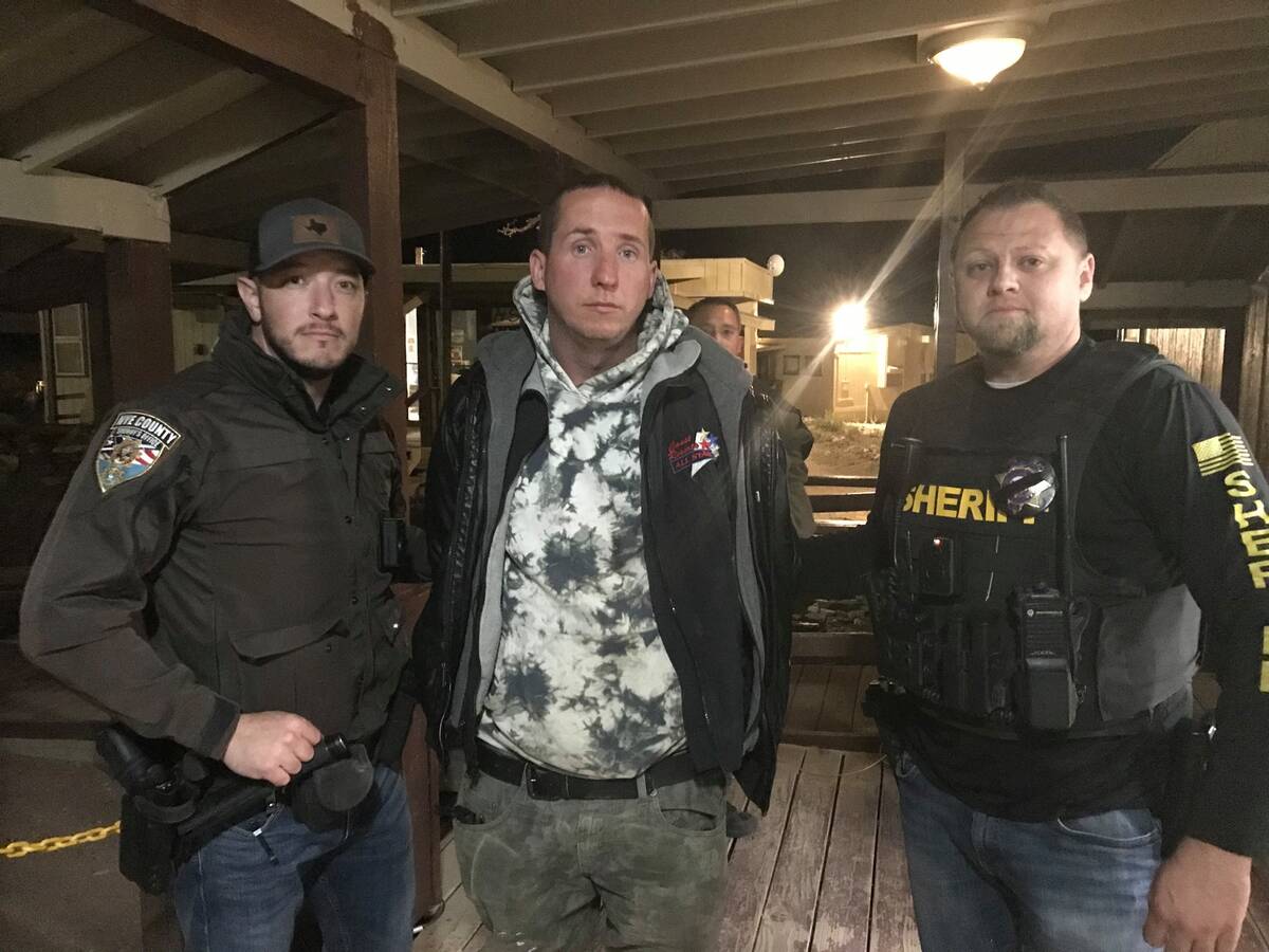 Nye County Sheriff's Office (Facebook) A 36-hour manhunt came to an end Sunday night for an es ...