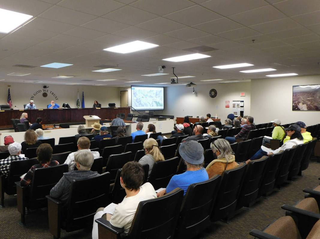 Robin Hebrock/Pahrump Valley Times The Pahrump Public Lands Advisory Committee meetings do not ...