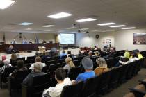 Robin Hebrock/Pahrump Valley Times The Pahrump Public Lands Advisory Committee meetings do not ...