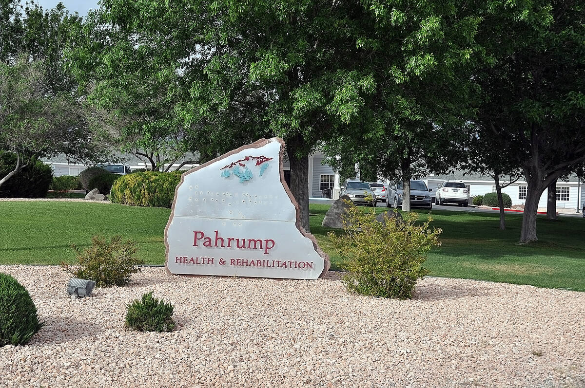 Horace Langford Jr./Pahrump Valley Times Pahrump Health and Rehabilitation, which primarily fo ...