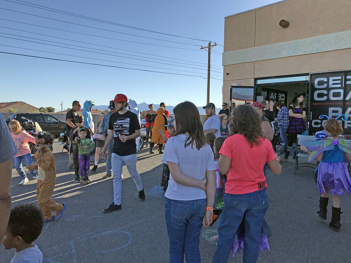 Robin Hebrock/Pahrump Valley Times The Halloween Costumes for Kids Drive was a big success and ...