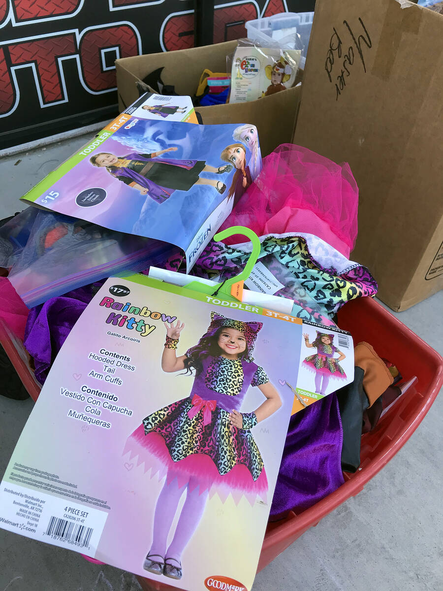Robin Hebrock/Pahrump Valley Times Approximately 125 costumes were donated to the inaugural Hal ...
