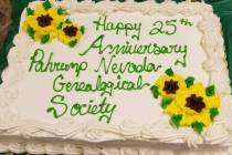 Special to the Pahrump Valley Times The Pahrump Nevada Genealogical Society celebrated 25 years ...