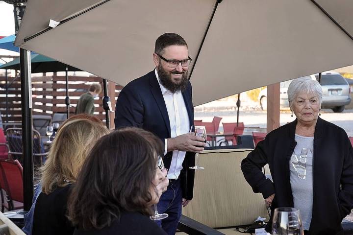 Horace Langford Jr./Pahrump Valley Times Nevada Assemblyman Greg Hafen II is pictured speaking ...