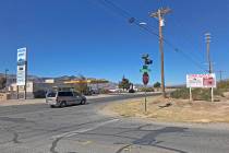 Robin Hebrock/Pahrump Valley Times This photo taken Wednesday, Oct. 27 shows the intersection o ...