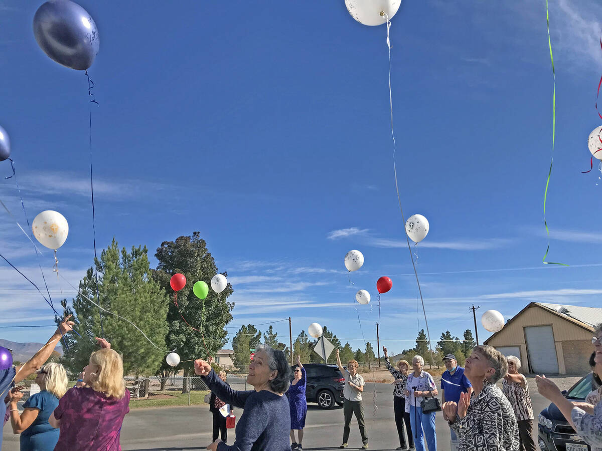 Special to the Pahrump Valley Times Snapped at the Oct. 30 Celebration of Life, this photo show ...