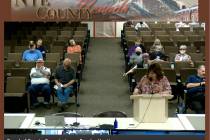 Screenshot This screenshot shows former Nye County Water District Governing Board member Helene ...