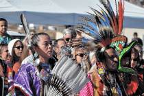 Horace Langford Jr./Pahrump Valley Times In what's known as the 'Grand Entry,' Native American ...
