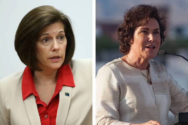 Las Vegas Review-Journal U.S. Senators Catherine Cortez Masto (D-NV) and Jacky Rosen (D-NV) wor ...