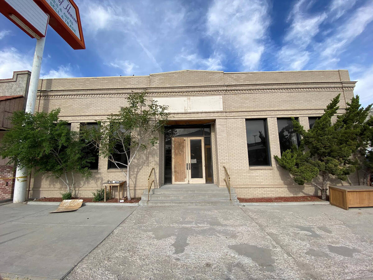 Special to the Pahrump Valley Times The Tonopah Lithium Corp office is located at 127 Main Stre ...