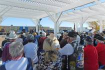 Robin Hebrock/Pahrump Valley Times The VFW Veterans Day Ceremony took place on Thursday, Nov. 1 ...
