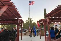 Robin Hebrock/Pahrump Valley Times The DAV Chapter #15 hosted its Veterans Day Ceremony on Thur ...