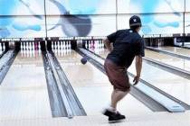 Randy Gulley/Special to Pahrump Valley Times. Anthony Matassa bowling in the Turkey Bowl tourna ...