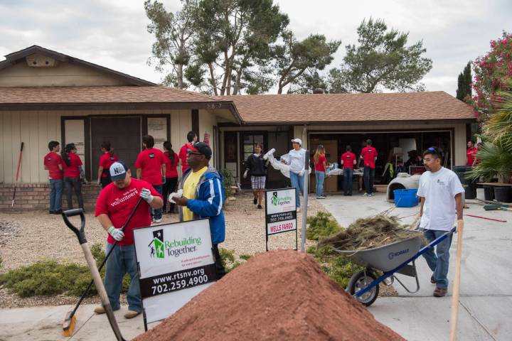 Martin S. Fuentes/Las Vegas Review-Journal Rebuilding Together Southern Nevada has spent many y ...