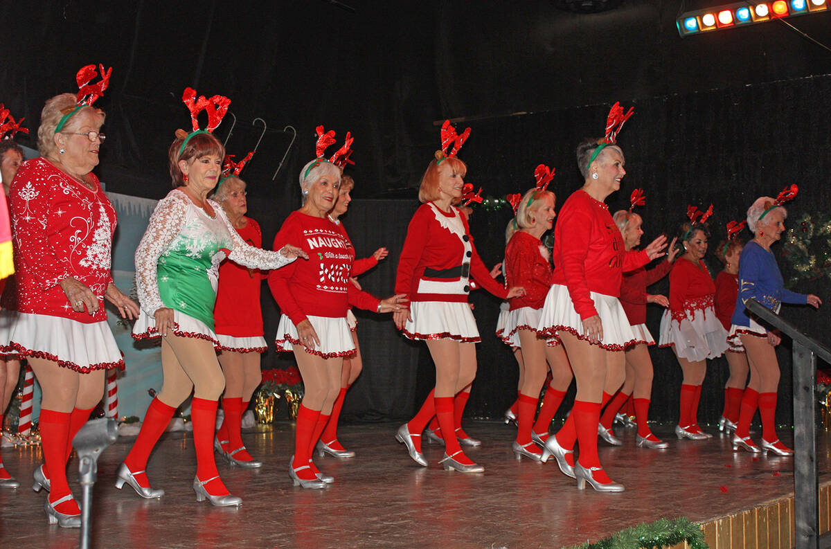 Robin Hebrock/Pahrump Valley Times The Nevada Silver Tappers Annual Christmas Benefit Show, set ...
