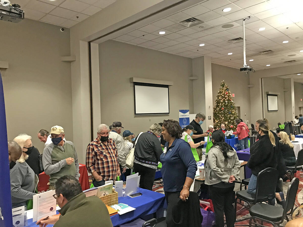 Robin Hebrock/Pahrump Valley Times The Pahrump Nugget Events Center was packed with both vendor ...
