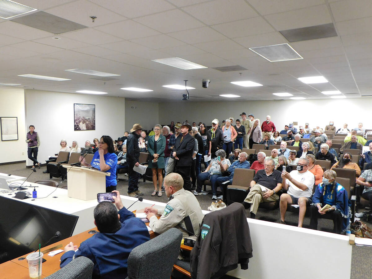 Robin Hebrock/Pahrump Valley Times This file photo shows the crowd of attendees at the Pahrump ...