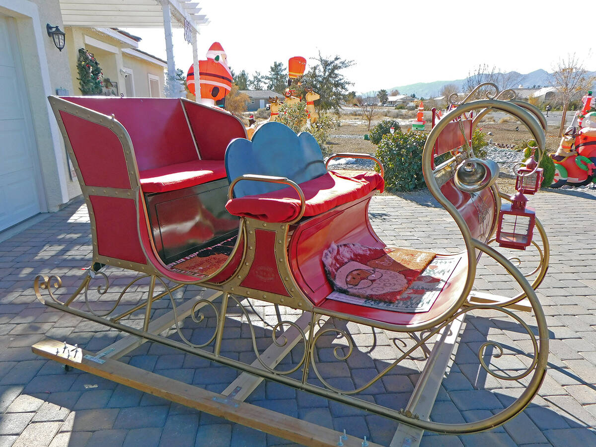 Robin Hebrock/Pahrump Valley Times The Ferris Family Christmas Land all started with the purcha ...