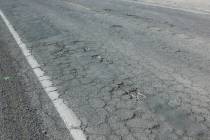 Robin Hebrock/Pahrump Valley Times Bell Vista shows obvious signs of wear and tear all througho ...