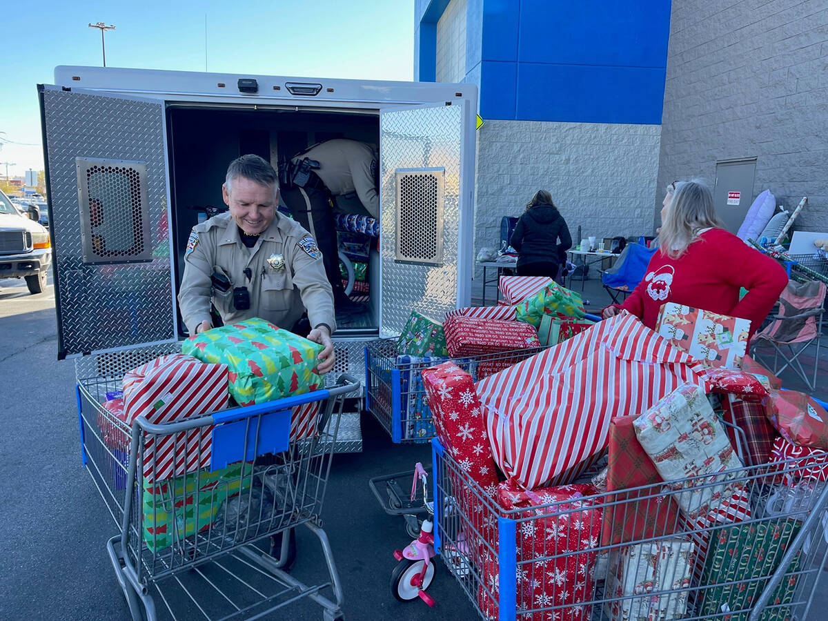 Special to the Pahrump Valley Times Nye County Sheriff's Office deputies and volunteers prepare ...