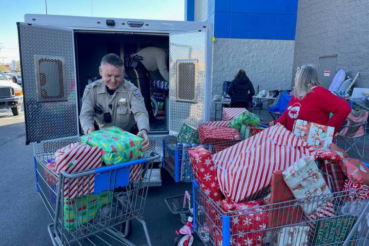 Special to the Pahrump Valley Times Nye County Sheriff's Office deputies and volunteers prepare ...