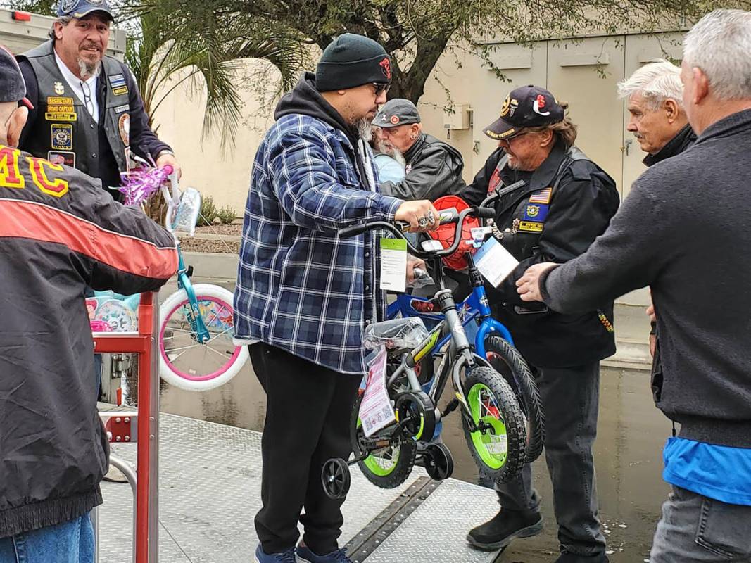 Special to the Pahrump Valley Times The Veterans of Foreign Wars Post #10054 and its VFW Riders ...