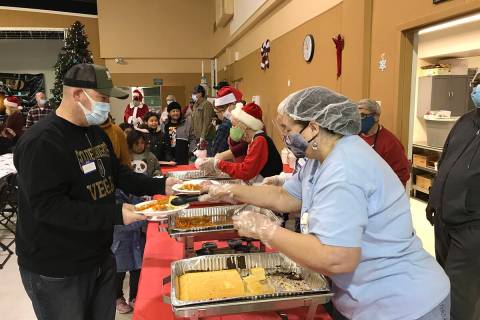 Robin Hebrock/Pahrump Valley Times The Pahrump Holiday Task Force hosted its annual Community C ...