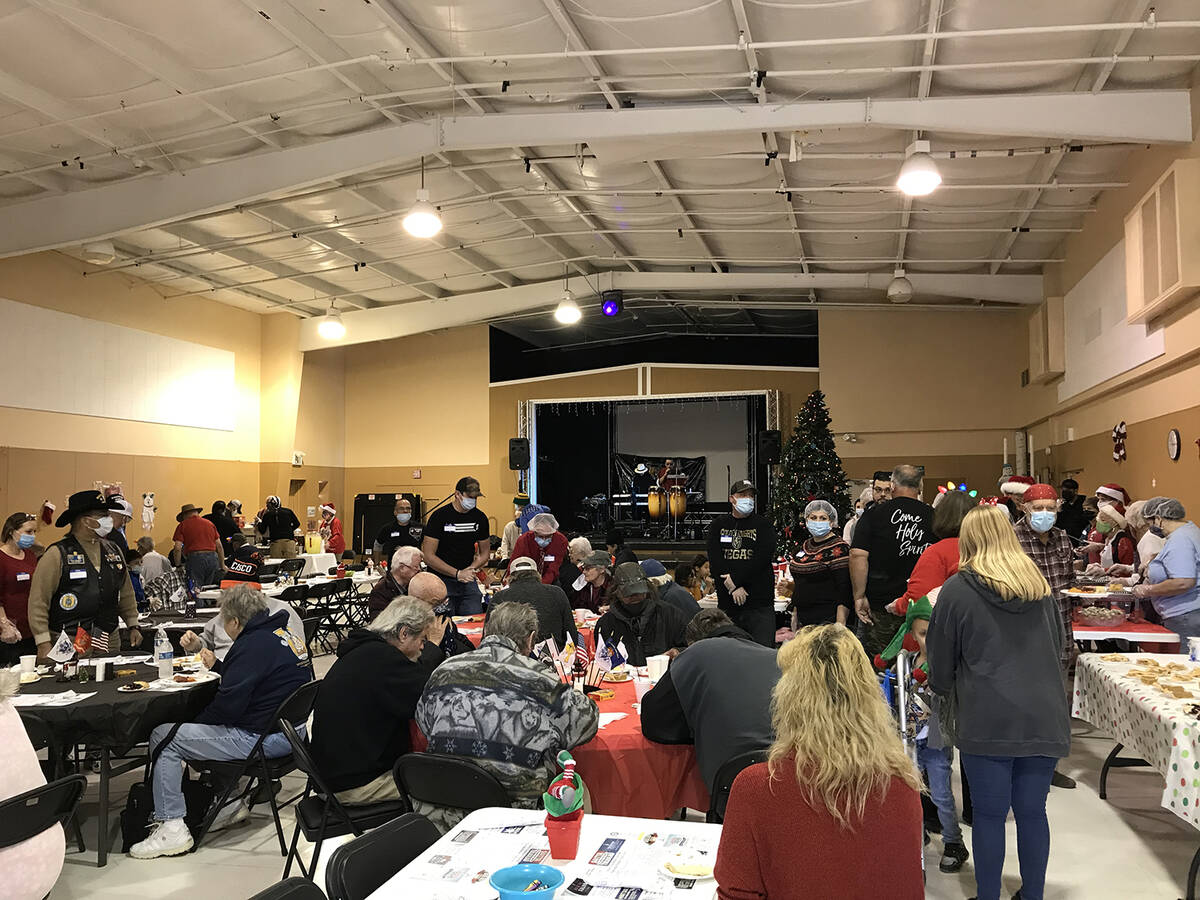 Robin Hebrock/Pahrump Valley Times The NyE Communities Coalition Activities Center was filled w ...