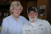 Randy Gulley/Pahrump Valley Times Tim and Cathy Kurdupski, husband and wife duo from Reno, at t ...