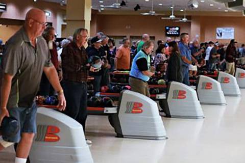 File photo/Pahrump Valley Times Nearly 60 bowlers turned out Aug. 29 for the Pahrump Valley To ...