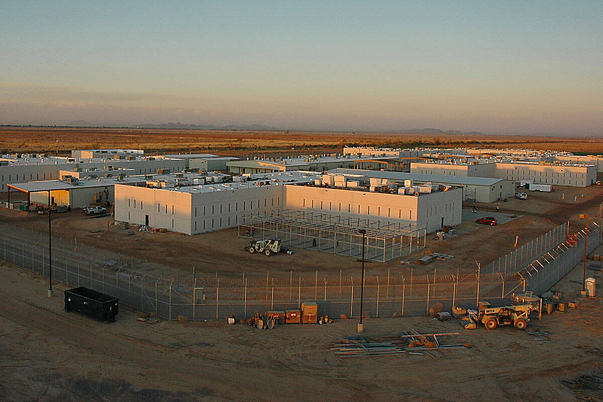 Las Vegas Review-Journal Nevada Southern Detention Center in Pahrump, owned by CoreCivic, a pri ...