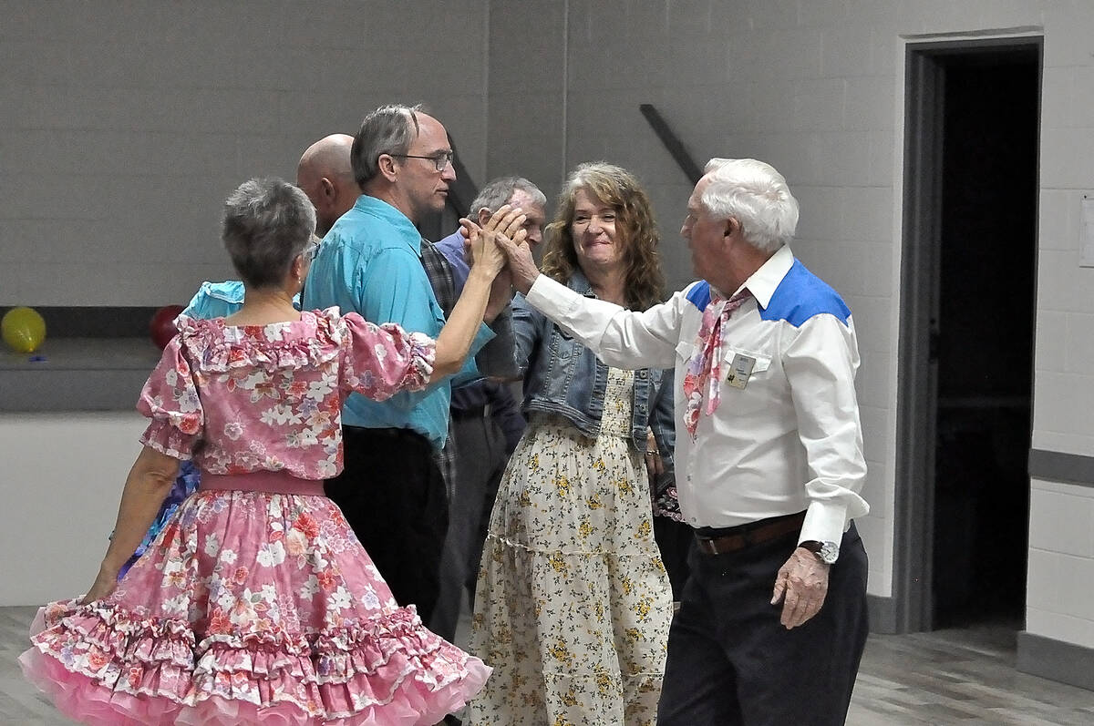 Horace Langford Jr./Pahrump Valley Times Pahrump’s Desert Squares square dancing group is loo ...