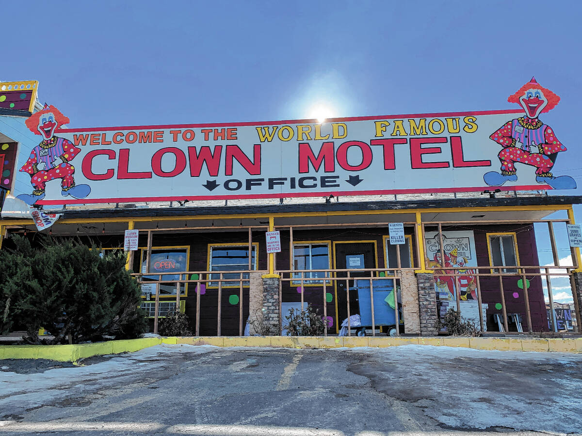 Brent Schanding/Pahrump Valley Times The Clown Motel in Tonopah is among Travel Nevada's inaugu ...