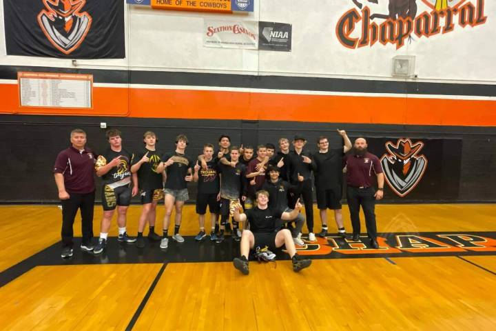 Special to the Pahrump Valley Times The Pahrump Valley Trojan wrestling team completed their se ...