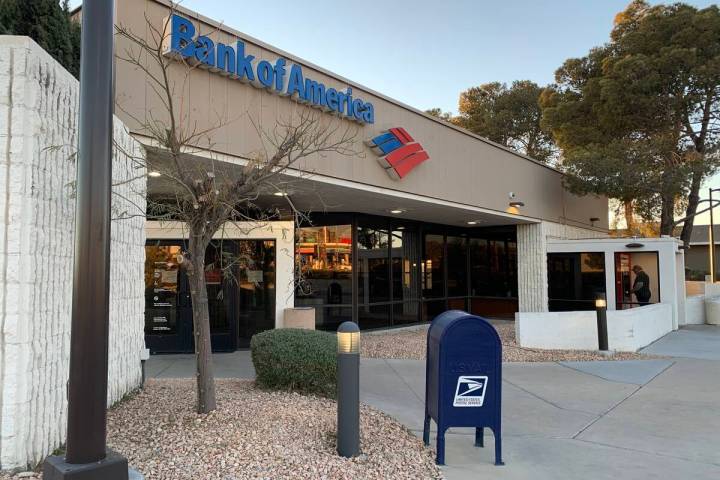 Bank of America will permanently close its Pahrump branch at at 750 S. Highway 160. (Brent Scha ...