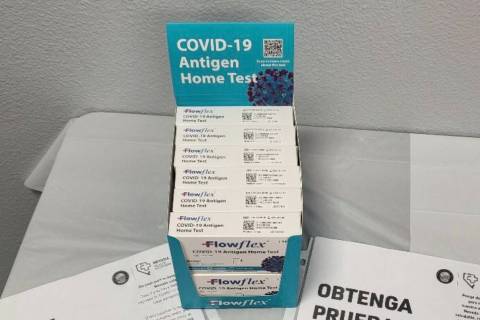COVID-19 rapid test kits (@GovSisolak on Twitter)