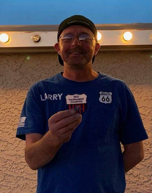 Special to the Pahrump Valley Times Larry Workman Jr. of Henderson poses with his Tournament C ...