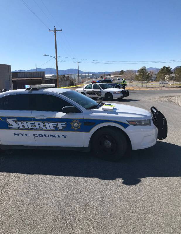 Nye County deputies are investigating the death of a man whose body was reportedly found near F ...