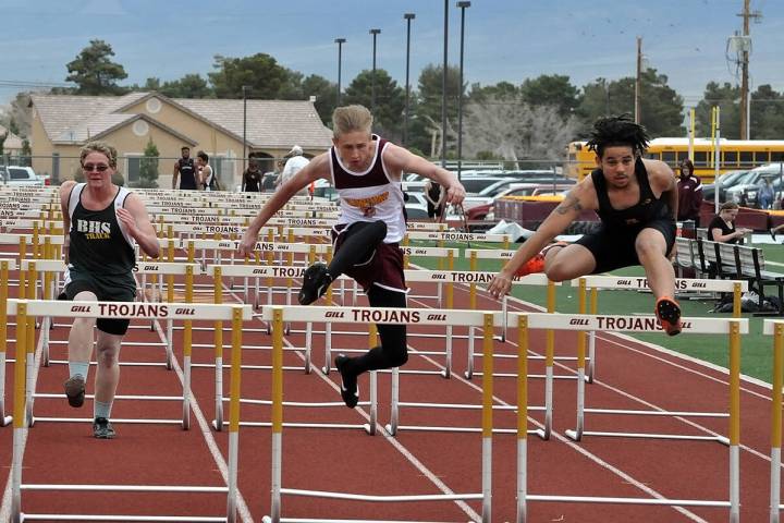 Horace Langford Jr./Pahrump Valley Times The Pahrump Valley Trojans competed against three oth ...