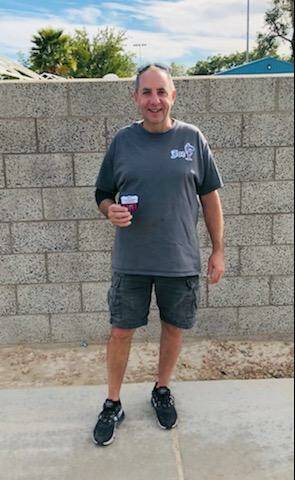 Special to the Pahrump Valley Times Joseph Kalache holding his class champion patch after winni ...