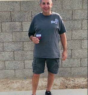 Special to the Pahrump Valley Times Joseph Kalache holding his class champion patch after winni ...