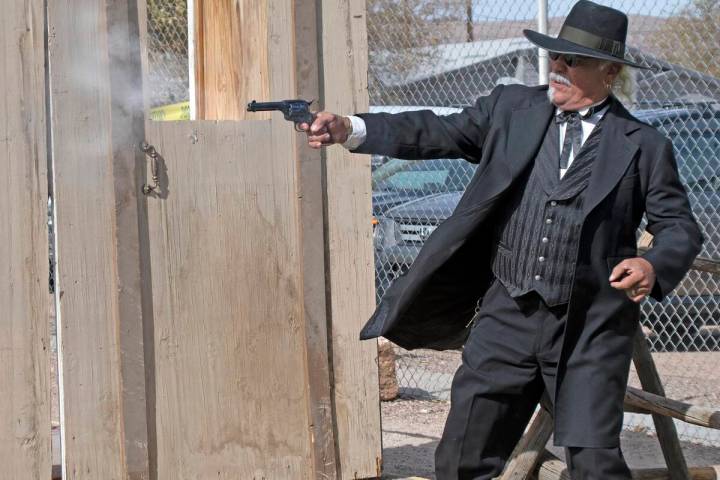 The Pahrump Gunfighters are keeping the Old West alive. They will perform at Dusty Flats, 100 W ...