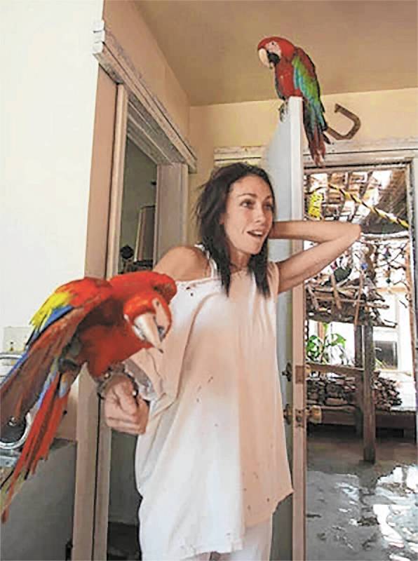 Special to the Pahrump Valley Times Heidi Fleiss is the caretaker of more than two dozen exotic ...