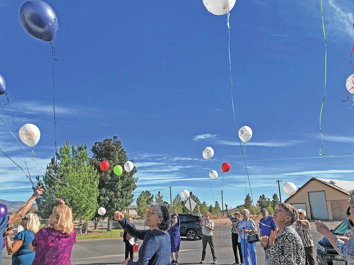 (Special to the Pahrump Valley Times) Snapped at the Oct. 30 Celebration of Life, this photo sh ...