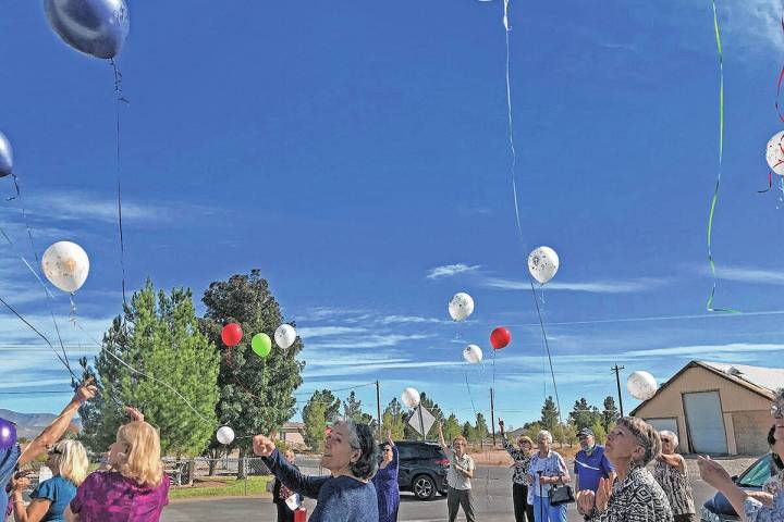 (Special to the Pahrump Valley Times) Snapped at the Oct. 30 Celebration of Life, this photo sh ...