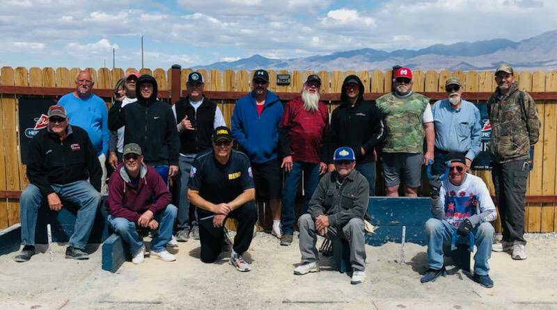 Special to the Pahrump Valley Times A group shot of the participating pitchers in the Shoes and ...